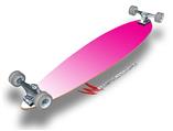 Smooth Fades White Hot Pink - Decal Style Vinyl Wrap Skin fits Longboard Skateboards up to 10"x42" (LONGBOARD NOT INCLUDED)