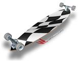 Checkered Racing Flag - Decal Style Vinyl Wrap Skin fits Longboard Skateboards up to 10"x42" (LONGBOARD NOT INCLUDED)