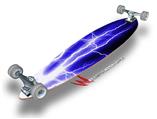 Lightning Blue - Decal Style Vinyl Wrap Skin fits Longboard Skateboards up to 10"x42" (LONGBOARD NOT INCLUDED)