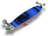 Alecias Swirl 01 Blue - Decal Style Vinyl Wrap Skin fits Longboard Skateboards up to 10"x42" (LONGBOARD NOT INCLUDED)