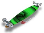 Alecias Swirl 01 Green - Decal Style Vinyl Wrap Skin fits Longboard Skateboards up to 10"x42" (LONGBOARD NOT INCLUDED)
