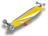 Rising Sun Japanese Flag Yellow - Decal Style Vinyl Wrap Skin fits Longboard Skateboards up to 10"x42" (LONGBOARD NOT INCLUDED)