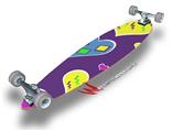 Crazy Hearts - Decal Style Vinyl Wrap Skin fits Longboard Skateboards up to 10"x42" (LONGBOARD NOT INCLUDED)