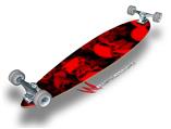 Skulls Confetti Red - Decal Style Vinyl Wrap Skin fits Longboard Skateboards up to 10"x42" (LONGBOARD NOT INCLUDED)