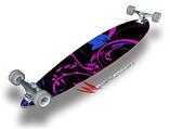 Twisted Garden Hot Pink and Blue - Decal Style Vinyl Wrap Skin fits Longboard Skateboards up to 10"x42" (LONGBOARD NOT INCLUDED)