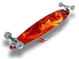 Fire Flower - Decal Style Vinyl Wrap Skin fits Longboard Skateboards up to 10"x42" (LONGBOARD NOT INCLUDED)