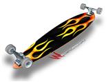 Metal Flames - Decal Style Vinyl Wrap Skin fits Longboard Skateboards up to 10"x42" (LONGBOARD NOT INCLUDED)