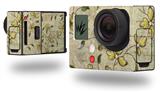 Flowers and Berries Yellow - Decal Style Skin fits GoPro Hero 3+ Camera (GOPRO NOT INCLUDED)