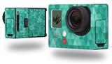 Triangle Mosaic Seafoam Green - Decal Style Skin fits GoPro Hero 3+ Camera (GOPRO NOT INCLUDED)