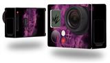Flaming Fire Skull Hot Pink Fuchsia - Decal Style Skin fits GoPro Hero 3+ Camera (GOPRO NOT INCLUDED)