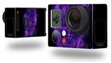 Flaming Fire Skull Purple - Decal Style Skin fits GoPro Hero 3+ Camera (GOPRO NOT INCLUDED)