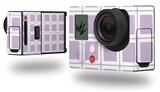 Squared Lavender - Decal Style Skin fits GoPro Hero 3+ Camera (GOPRO NOT INCLUDED)