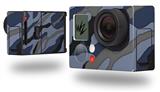 Camouflage Blue - Decal Style Skin fits GoPro Hero 3+ Camera (GOPRO NOT INCLUDED)