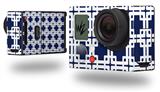 Boxed Navy Blue - Decal Style Skin fits GoPro Hero 3+ Camera (GOPRO NOT INCLUDED)