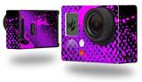 Halftone Splatter Hot Pink Purple - Decal Style Skin fits GoPro Hero 3+ Camera (GOPRO NOT INCLUDED)