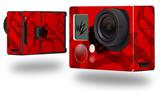 Oriental Dragon Black on Red - Decal Style Skin fits GoPro Hero 3+ Camera (GOPRO NOT INCLUDED)