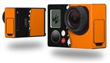 Ripped Colors Black Orange - Decal Style Skin fits GoPro Hero 3+ Camera (GOPRO NOT INCLUDED)