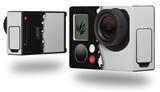 Ripped Colors Black Gray - Decal Style Skin fits GoPro Hero 3+ Camera (GOPRO NOT INCLUDED)