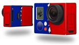 Ripped Colors Blue Red - Decal Style Skin fits GoPro Hero 3+ Camera (GOPRO NOT INCLUDED)