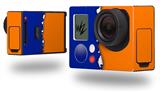 Ripped Colors Blue Orange - Decal Style Skin fits GoPro Hero 3+ Camera (GOPRO NOT INCLUDED)