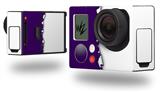 Ripped Colors Purple White - Decal Style Skin fits GoPro Hero 3+ Camera (GOPRO NOT INCLUDED)