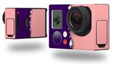 Ripped Colors Purple Pink - Decal Style Skin fits GoPro Hero 3+ Camera (GOPRO NOT INCLUDED)