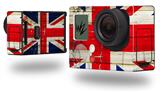 Painted Faded and Cracked Union Jack British Flag - Decal Style Skin fits GoPro Hero 3+ Camera (GOPRO NOT INCLUDED)