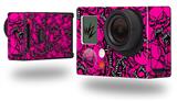 Scattered Skulls Hot Pink - Decal Style Skin fits GoPro Hero 3+ Camera (GOPRO NOT INCLUDED)