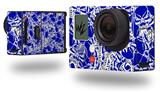 Scattered Skulls Royal Blue - Decal Style Skin fits GoPro Hero 3+ Camera (GOPRO NOT INCLUDED)