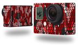 HEX Mesh Camo 01 Red Bright - Decal Style Skin fits GoPro Hero 3+ Camera (GOPRO NOT INCLUDED)