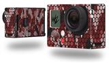 HEX Mesh Camo 01 Red - Decal Style Skin fits GoPro Hero 3+ Camera (GOPRO NOT INCLUDED)
