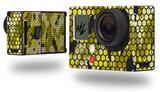 HEX Mesh Camo 01 Yellow - Decal Style Skin fits GoPro Hero 3+ Camera (GOPRO NOT INCLUDED)