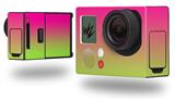 Smooth Fades Neon Green Hot Pink - Decal Style Skin fits GoPro Hero 3+ Camera (GOPRO NOT INCLUDED)