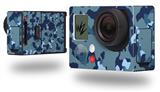 WraptorCamo Old School Camouflage Camo Navy - Decal Style Skin fits GoPro Hero 3+ Camera (GOPRO NOT INCLUDED)