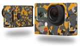 WraptorCamo Old School Camouflage Camo Orange - Decal Style Skin fits GoPro Hero 3+ Camera (GOPRO NOT INCLUDED)