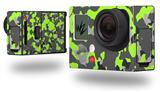 WraptorCamo Old School Camouflage Camo Lime Green - Decal Style Skin fits GoPro Hero 3+ Camera (GOPRO NOT INCLUDED)