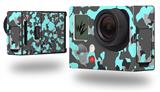 WraptorCamo Old School Camouflage Camo Neon Teal - Decal Style Skin fits GoPro Hero 3+ Camera (GOPRO NOT INCLUDED)