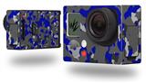 WraptorCamo Old School Camouflage Camo Blue Royal - Decal Style Skin fits GoPro Hero 3+ Camera (GOPRO NOT INCLUDED)