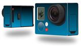Smooth Fades Neon Blue Black - Decal Style Skin fits GoPro Hero 3+ Camera (GOPRO NOT INCLUDED)