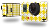Houndstooth Yellow - Decal Style Skin fits GoPro Hero 3+ Camera (GOPRO NOT INCLUDED)