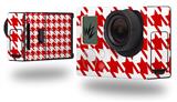 Houndstooth Red - Decal Style Skin fits GoPro Hero 3+ Camera (GOPRO NOT INCLUDED)