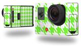 Houndstooth Neon Lime Green - Decal Style Skin fits GoPro Hero 3+ Camera (GOPRO NOT INCLUDED)