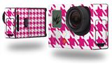Houndstooth Hot Pink - Decal Style Skin fits GoPro Hero 3+ Camera (GOPRO NOT INCLUDED)