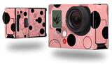 Lots of Dots Pink on Pink - Decal Style Skin fits GoPro Hero 3+ Camera (GOPRO NOT INCLUDED)