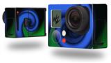 Alecias Swirl 01 Blue - Decal Style Skin fits GoPro Hero 3+ Camera (GOPRO NOT INCLUDED)