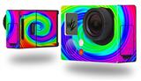 Rainbow Swirl - Decal Style Skin fits GoPro Hero 3+ Camera (GOPRO NOT INCLUDED)