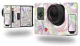 Neon Swoosh on White - Decal Style Skin fits GoPro Hero 3+ Camera (GOPRO NOT INCLUDED)