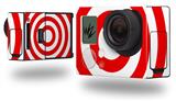 Bullseye Red and White - Decal Style Skin fits GoPro Hero 3+ Camera (GOPRO NOT INCLUDED)