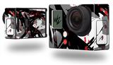 Abstract 02 Red - Decal Style Skin fits GoPro Hero 3+ Camera (GOPRO NOT INCLUDED)