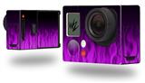 Fire Purple - Decal Style Skin fits GoPro Hero 3+ Camera (GOPRO NOT INCLUDED)